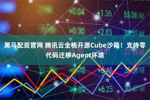 黑马配资官网 腾讯云全栈开源Cube沙箱！支持零代码迁移Agent环境