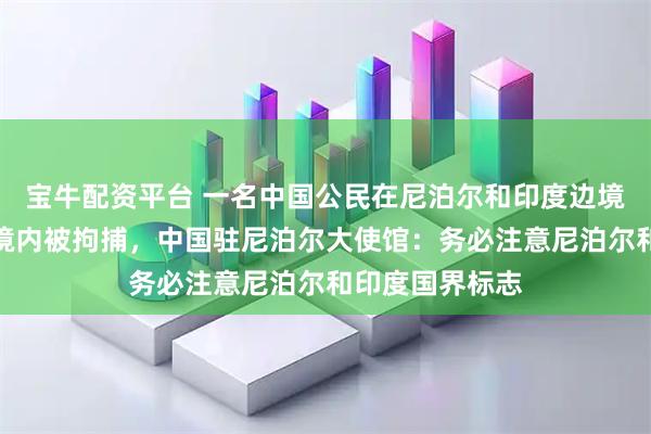 宝牛配资平台 一名中国公民在尼泊尔和印度边境地区误入印度境内被拘捕，中国驻尼泊尔大使馆：务必注意尼泊尔和印度国界标志